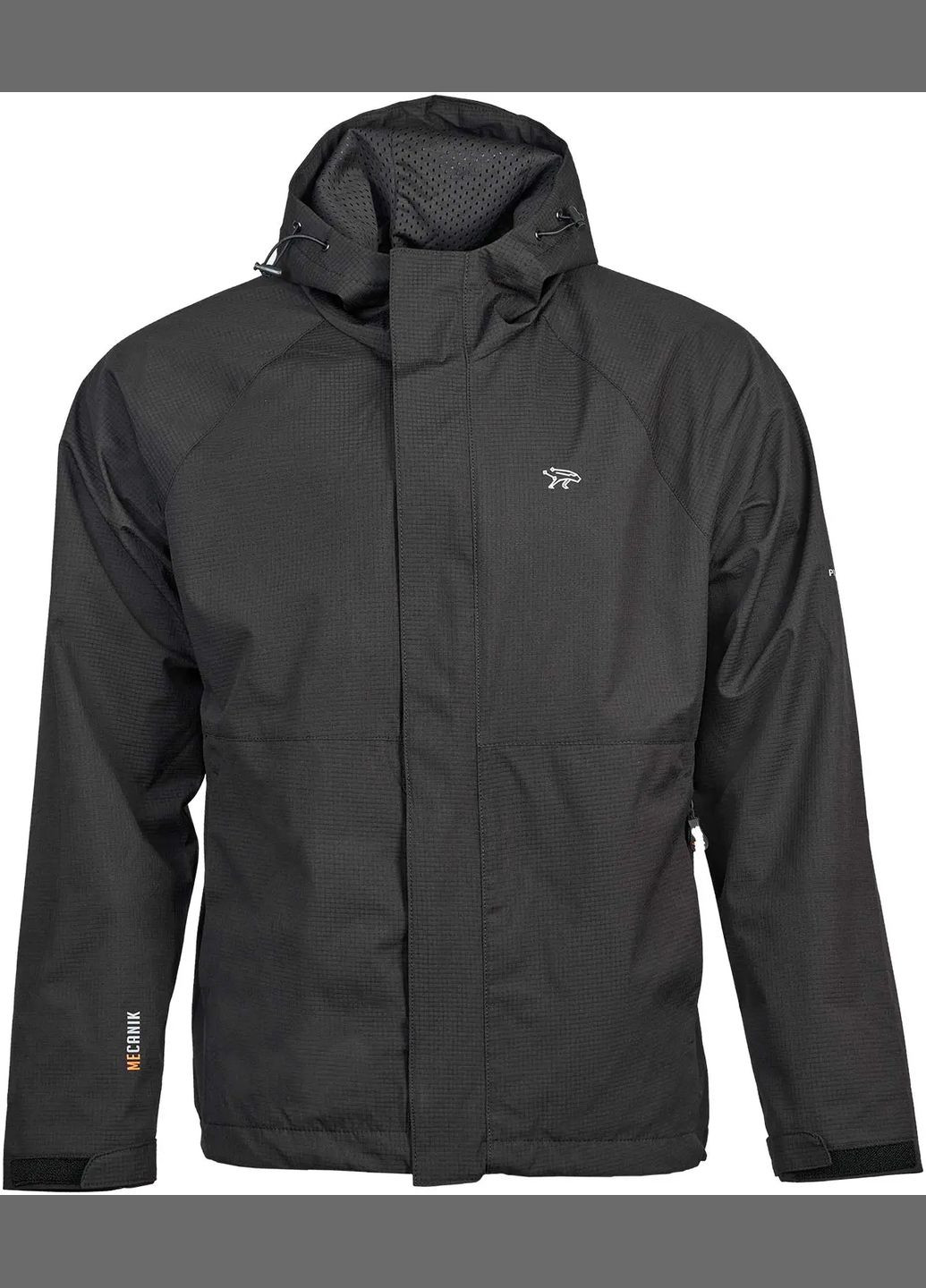 Чорна демісезонна куртка ecanik prime thor rain black No Brand