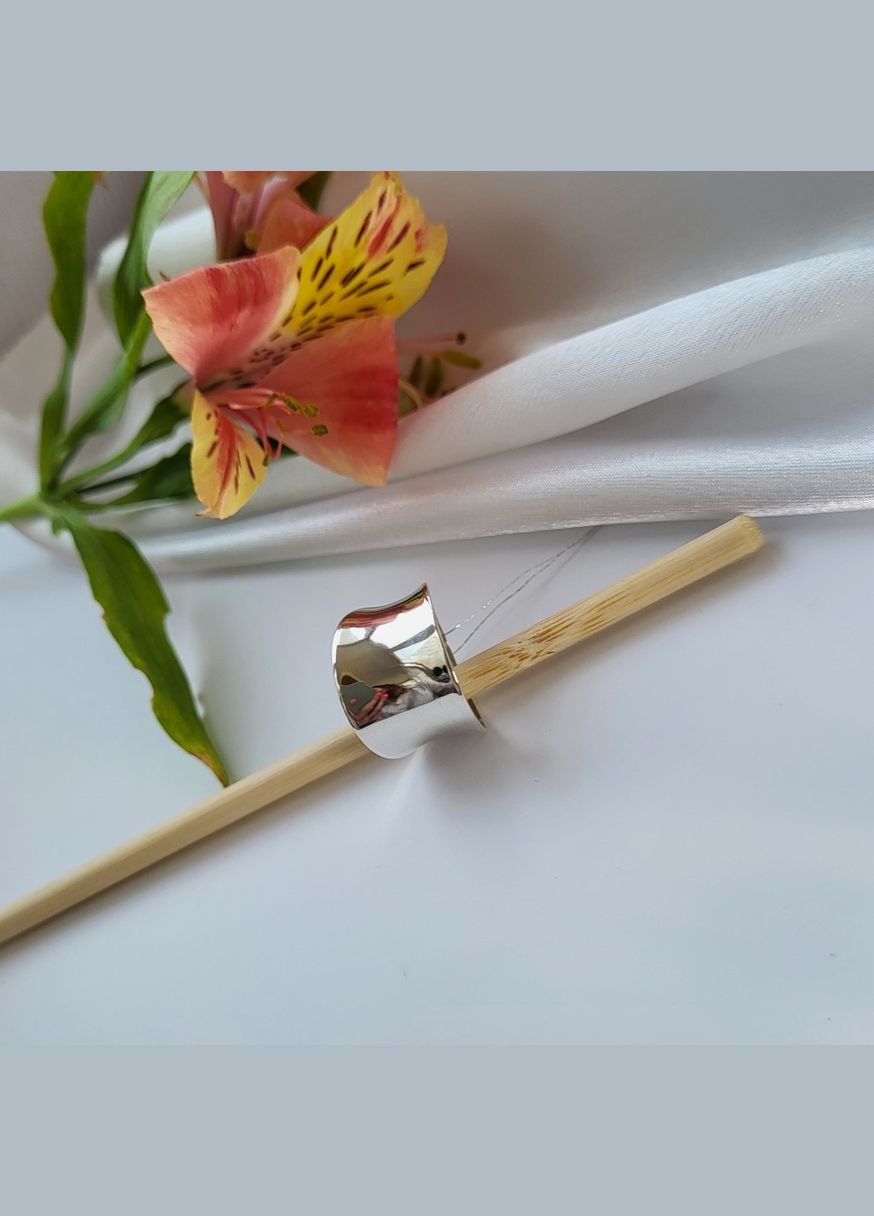 Серебряное широкое кольцо без камней размер серебро 925 пробы 119к 5.72г No Brand (306741473)