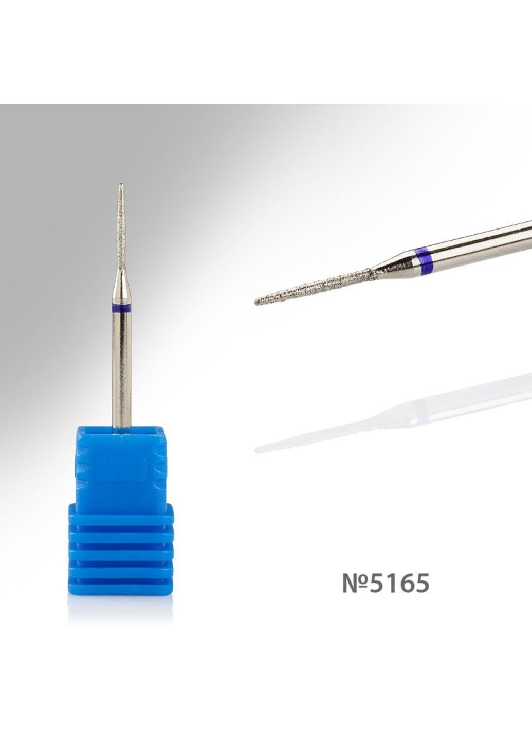 Алмазна Пламеподібна Фреза 10х1мм Середньої Абразивності №5165 MagicNail (292734401)