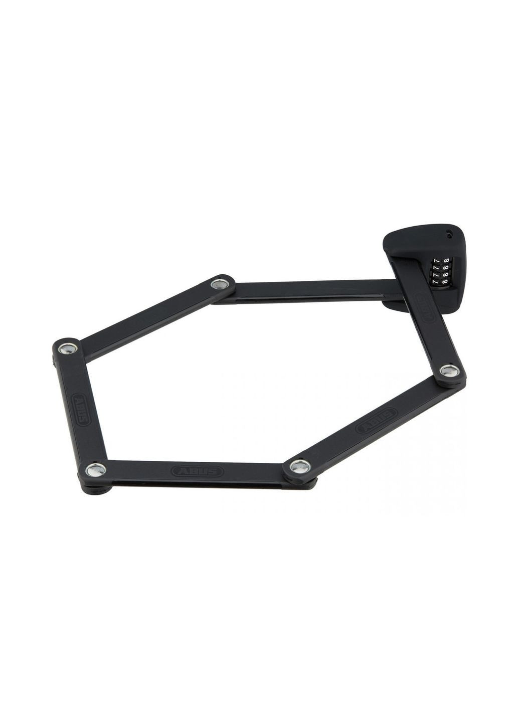 Замок сегментный 6000C/90 Bordo LED черный + крепеж SH Abus (368863362)