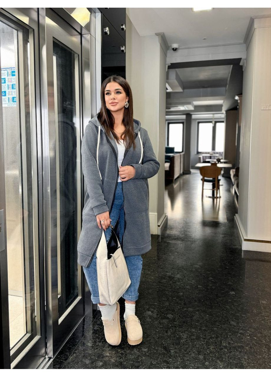 Удлиненная толстовка на флисе Osoblyva (349724259)