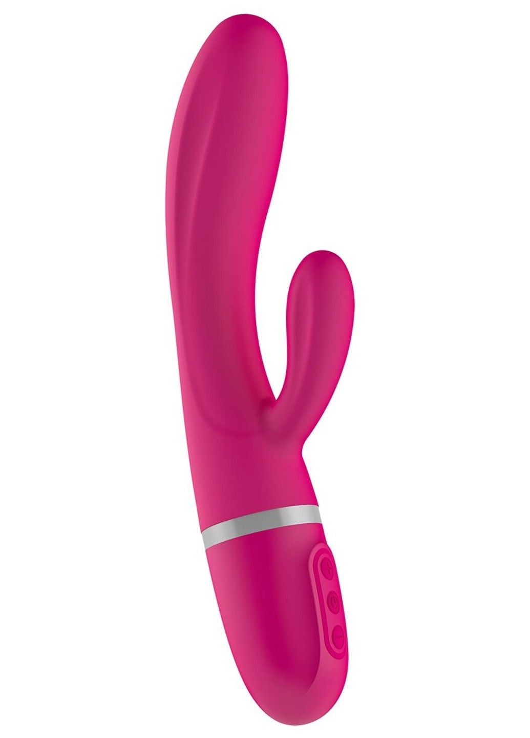 Вибратор-кролик Bend It Plus Cerise, гибкий, 2 мотора, 10 режимов Liebe (334000846)