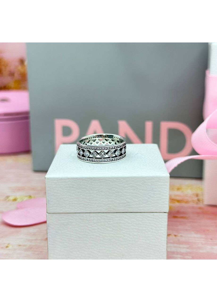 Серебряное кольцо Пандора "Вечное очарование" 191007CZ Kabluchka (355347026)