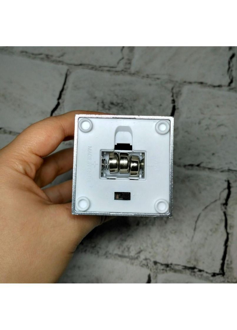 Ліхтарик LED свічка електронна декор на Новий рік Олень 12х4 см Срібний No Brand (368774694)