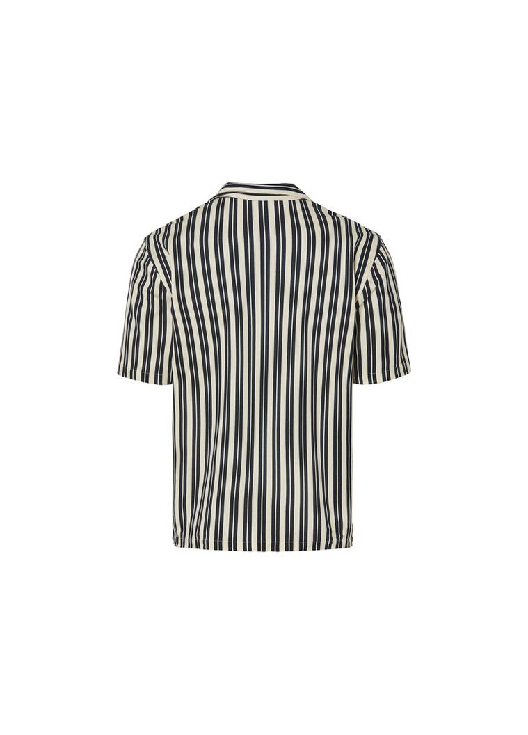 Сорочка з коротким рукавом для чоловіка LIDL 461715 чорно-білий Livergy (341277444)