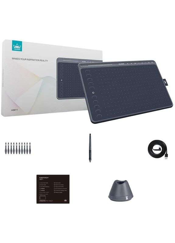 Графический планшет HS611 + перчатка (HS611) Huion (347175198)
