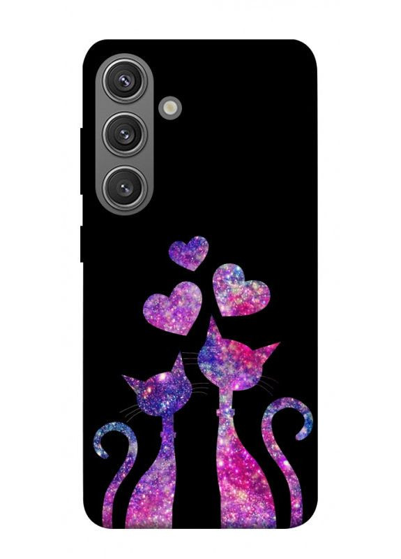 Чехол с принтом для Samsung Galaxy S24 / для Samsung галакси С24 Космические коты No Brand (338613392)