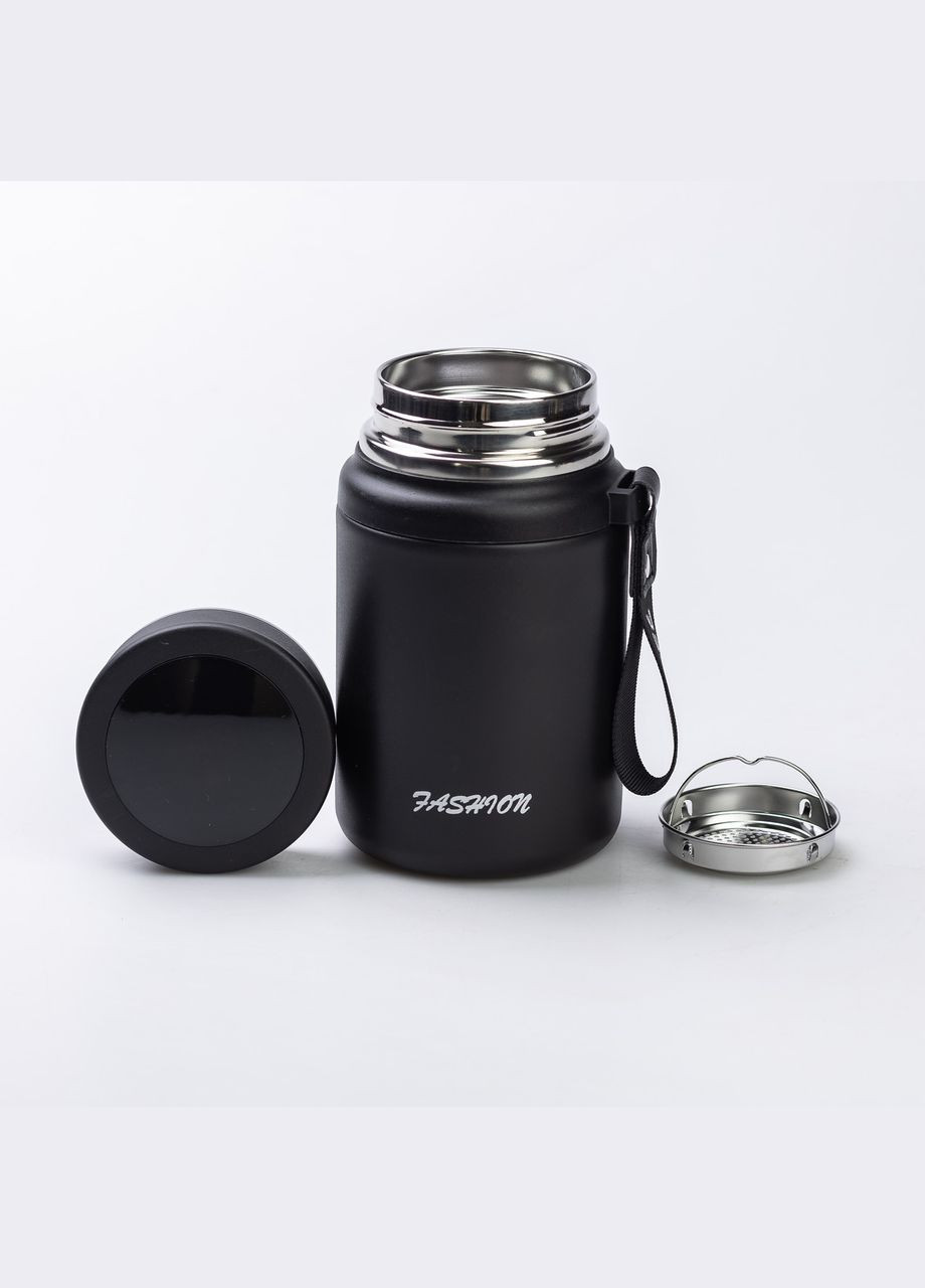 Термос Fashionна з датчиком температури 700 мл Чорний Yiwu (315718038)