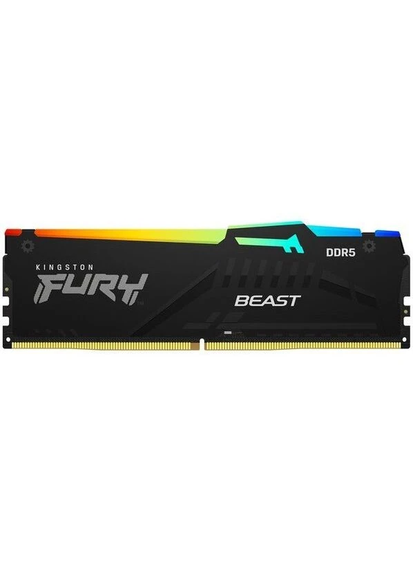 Память для настольных компьютеров FURY 16 GB DDR5 5200 MHz Beast RGB (KF552C40BBA-16) Kingston (386046287)