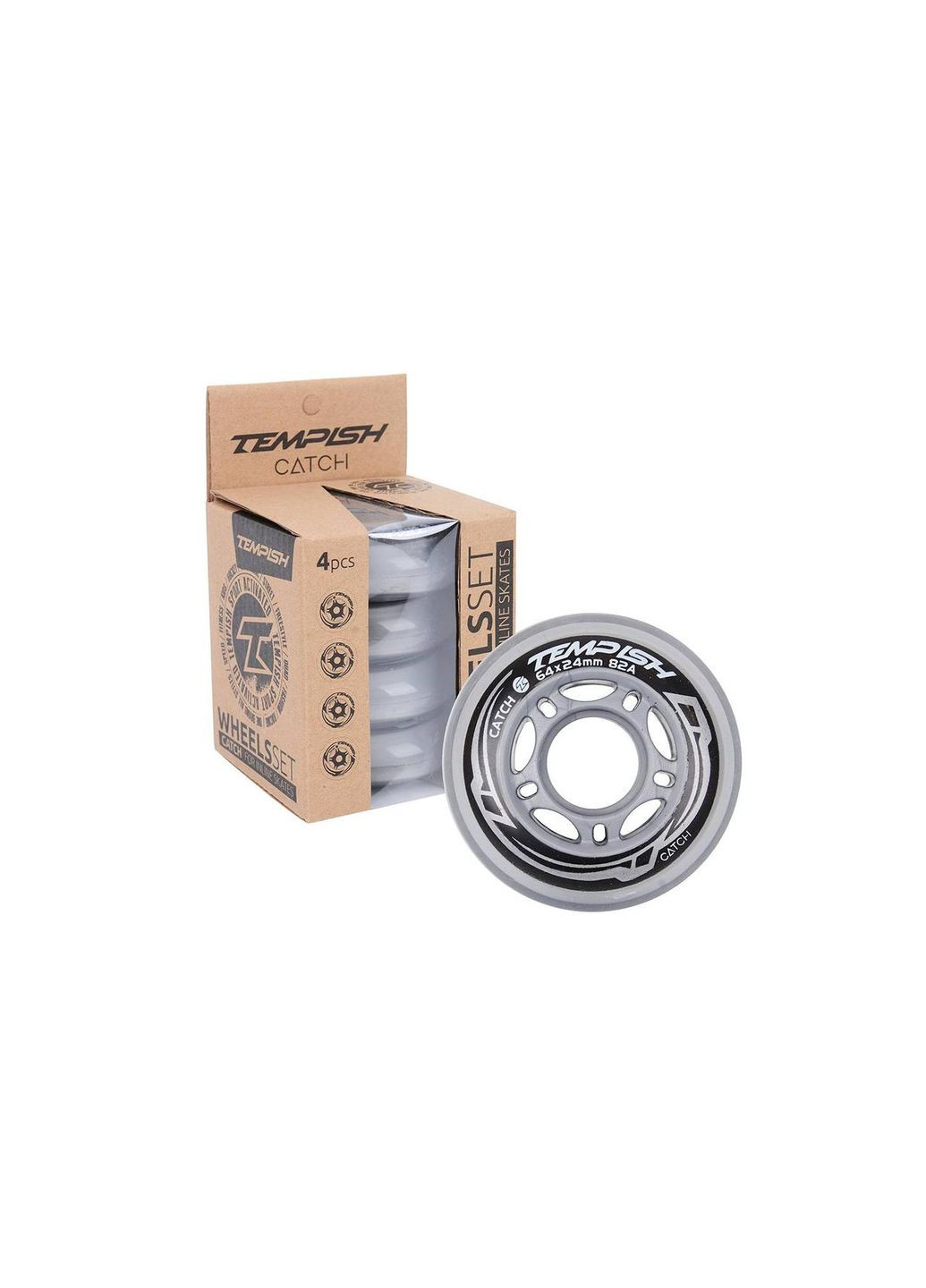 Колеса для роликових ковзанів CATCH 64x24 82A Tempish (369653073)
