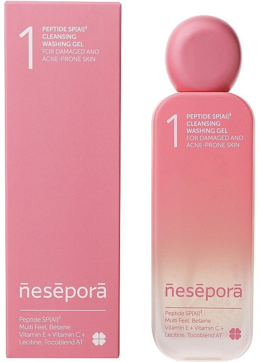 Гель для вмивання проблемної шкіри обличчя Peptide Gel 120ml (1517655-40444870) Nesepora (369103446)