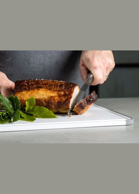 Доска для нарезки двухсторонняя Universal KEG700NOSMGA 35.5х28х1 см белая KitchenAid (336878614)