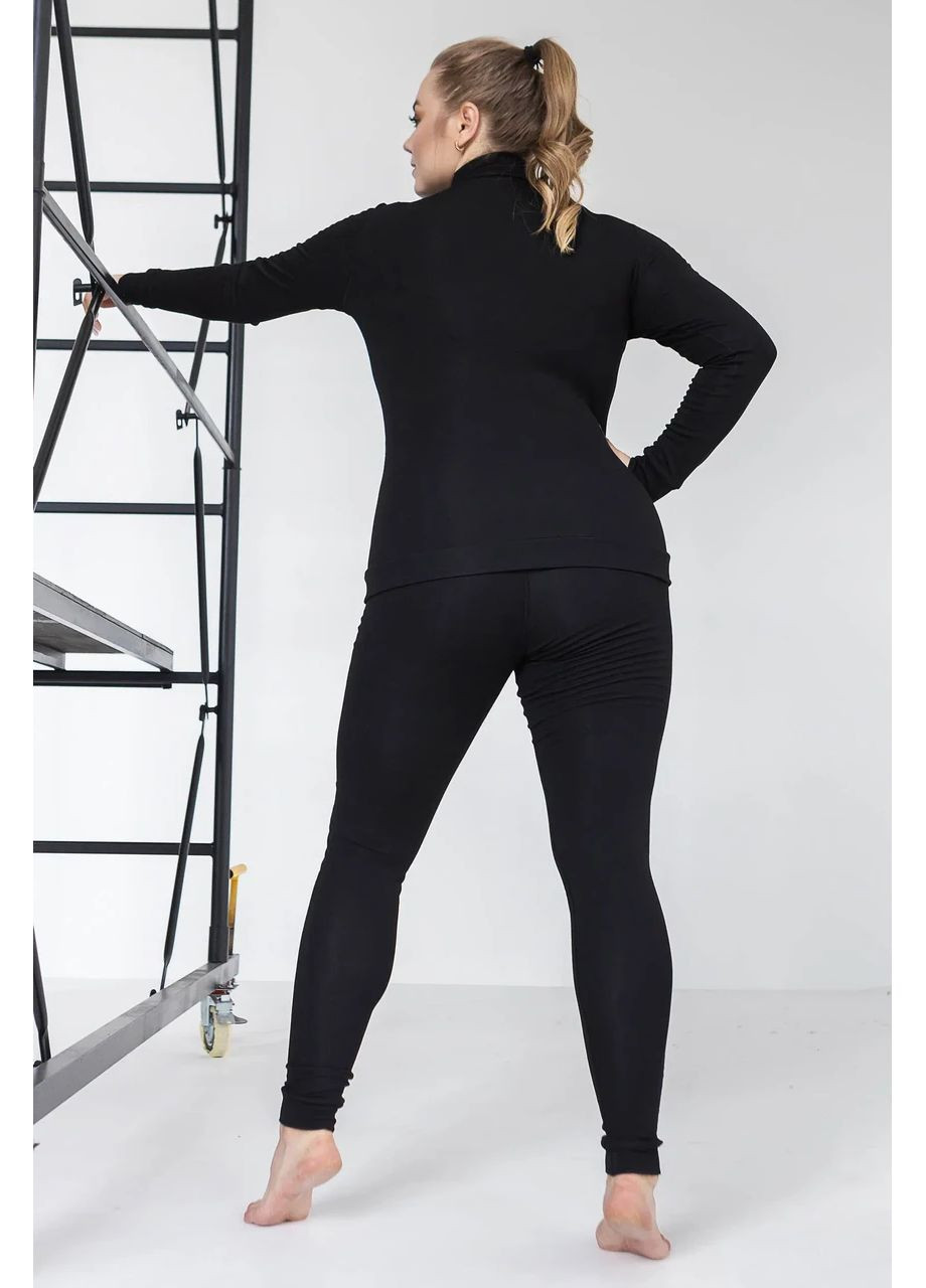 Комплект жіночої термобілизни з термогольфом X-ICE чорний 3XL TOTALFIT (369609168)