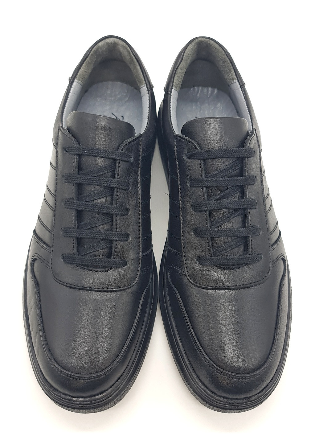 Черные чоловічі туфлі чорні шкіряні at-10-1 27,5 см (р) ALTURA