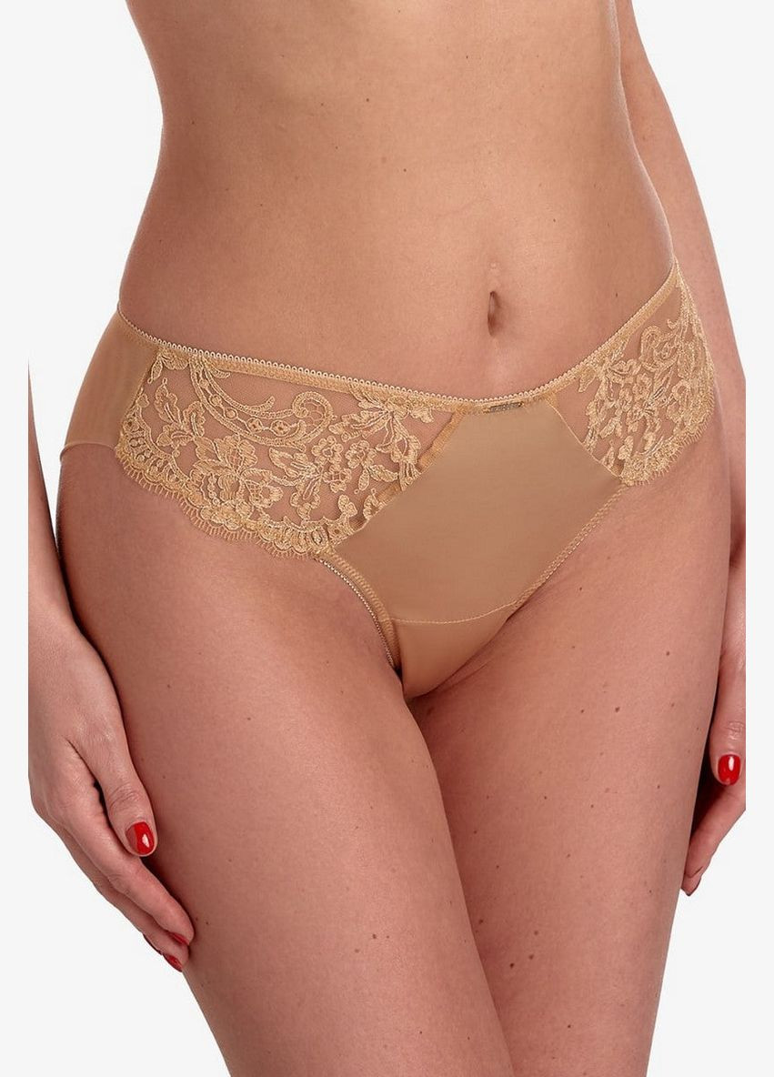 Трусики слип с вышивкой Ajour Калиссон Т52 gold (323134637)