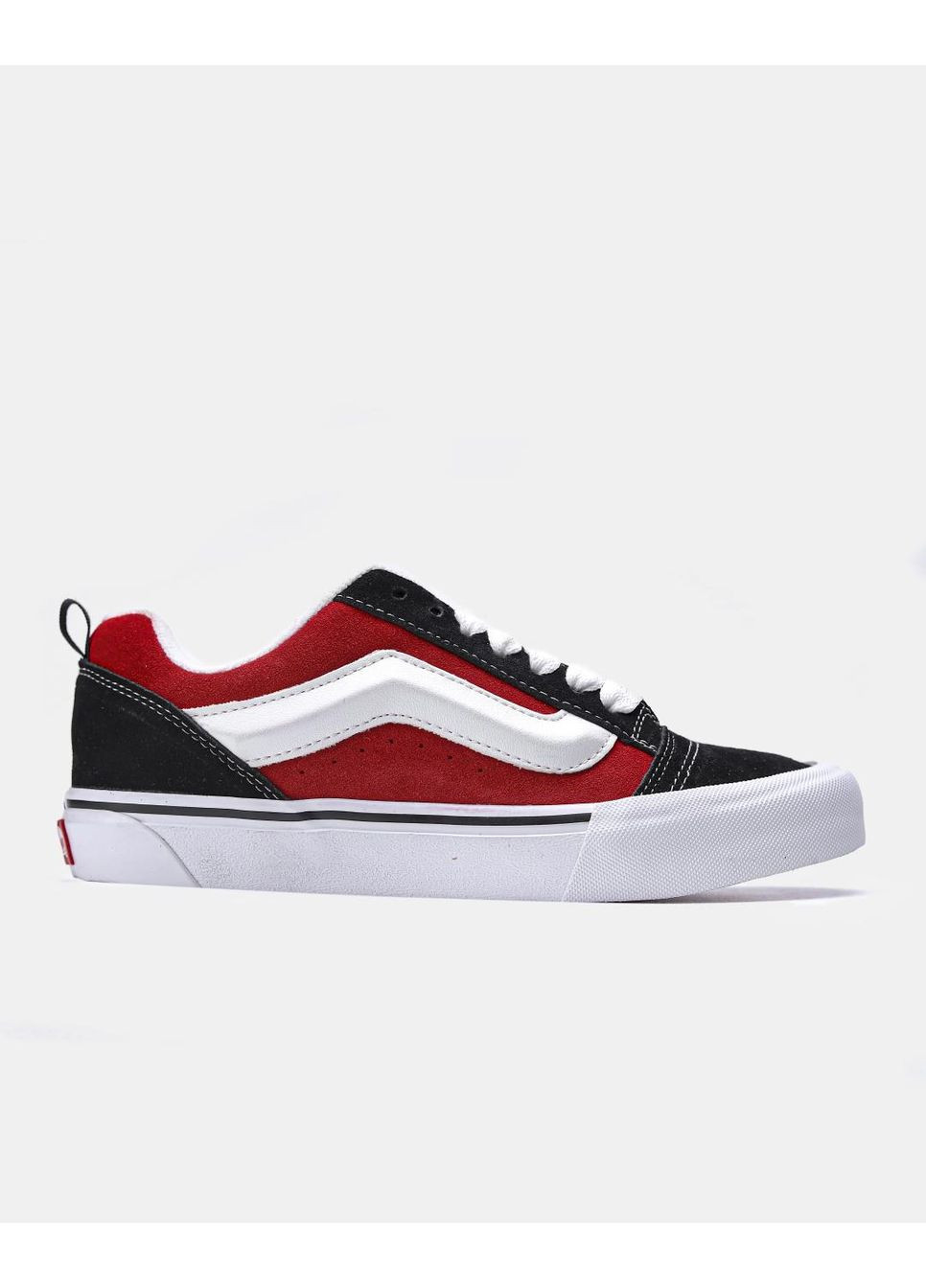 Чорні Осінні кеди чоловічі vans knu-skool black red box ванс кну скул No Brand
