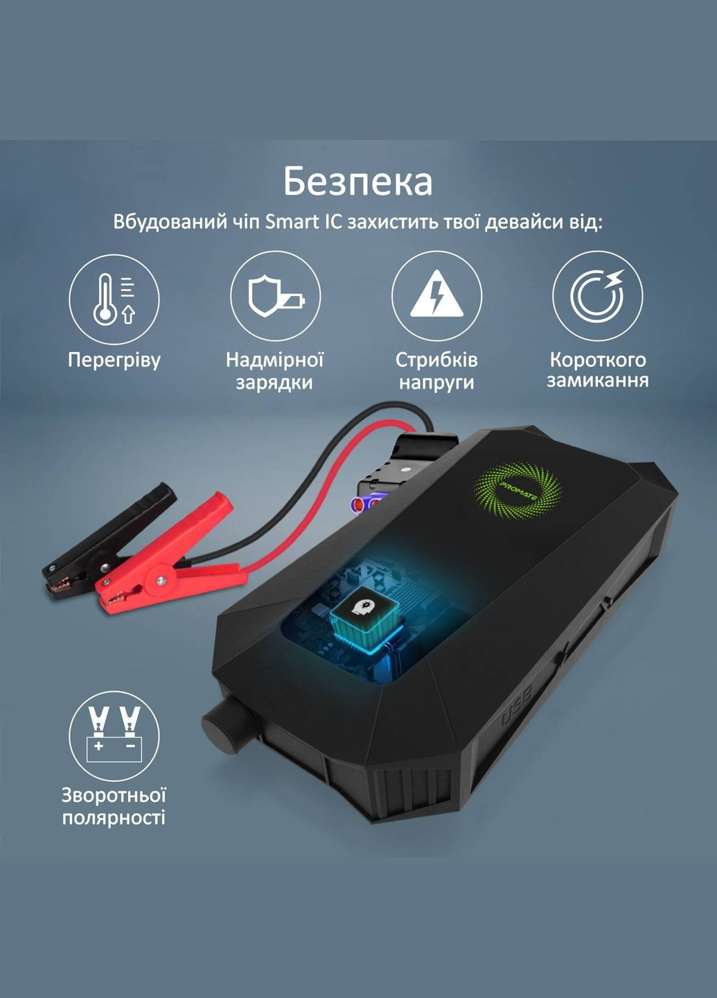 Универсальная мобильная батарея HexaBolt-20 Black 19200mAh Promate (341487025)