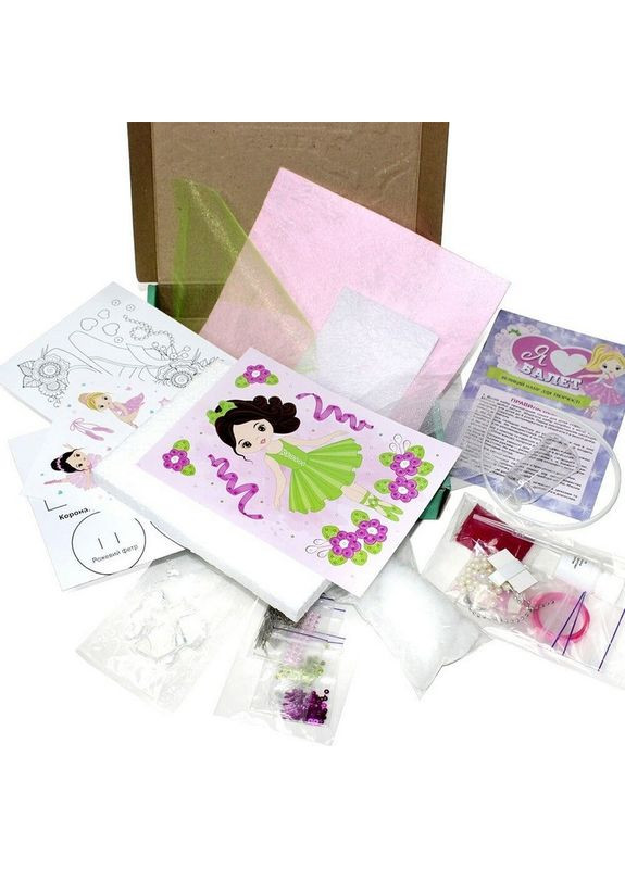 Великий набір для творчості "Я люблю балет" 10100542, 8 виробів своїми руками Ranok Creative (371133042)