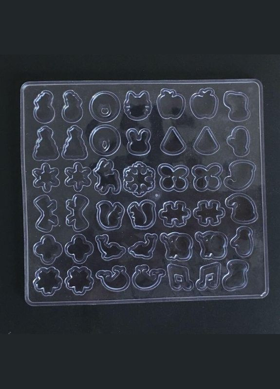 Форма для епоксидної смоли Молд, Мікс Силіконові 13.5 см x 12.3 см Finding (316248532)