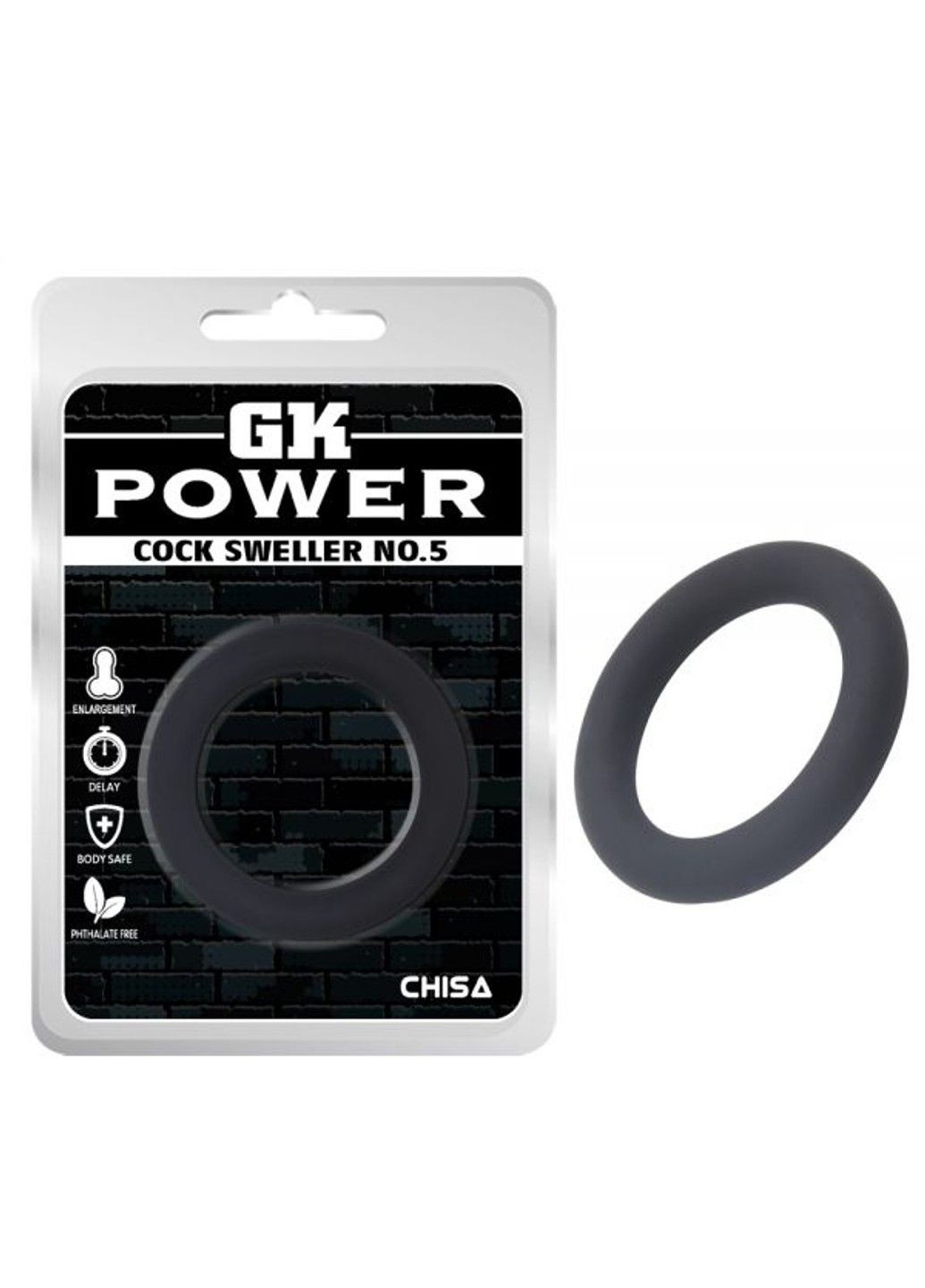 Кольцо эрекционное GK Power Cock Sweller №5 Chisa (290278710)