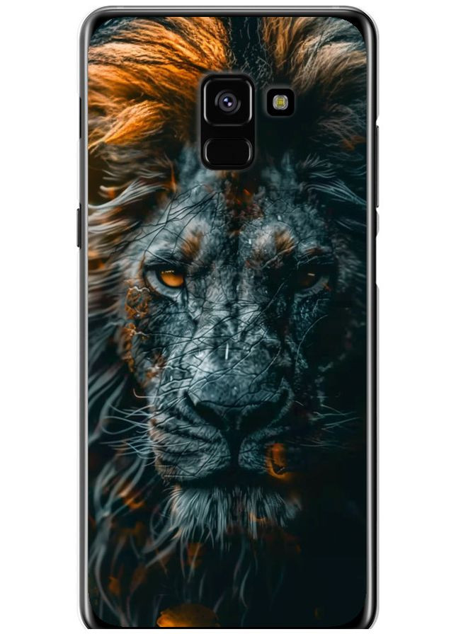2D пластиковий чохол 'Лев у сутінках' для Endorphone Samsung Galaxy A8 Plus 2018 A730F (297662092)