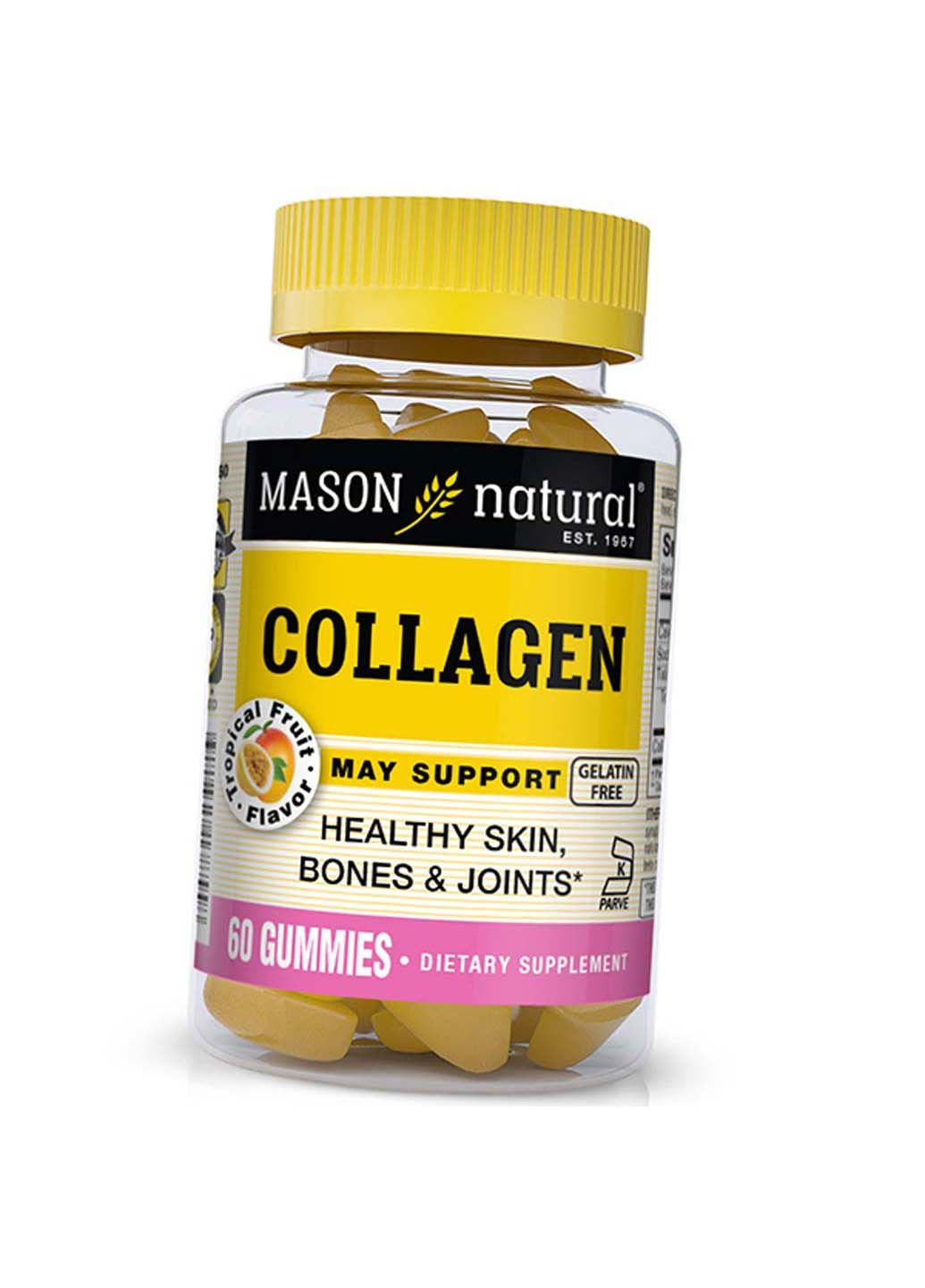 Коллаген Collagen Kosher 60таб Тропические фрукты Mason Natural (292711059)
