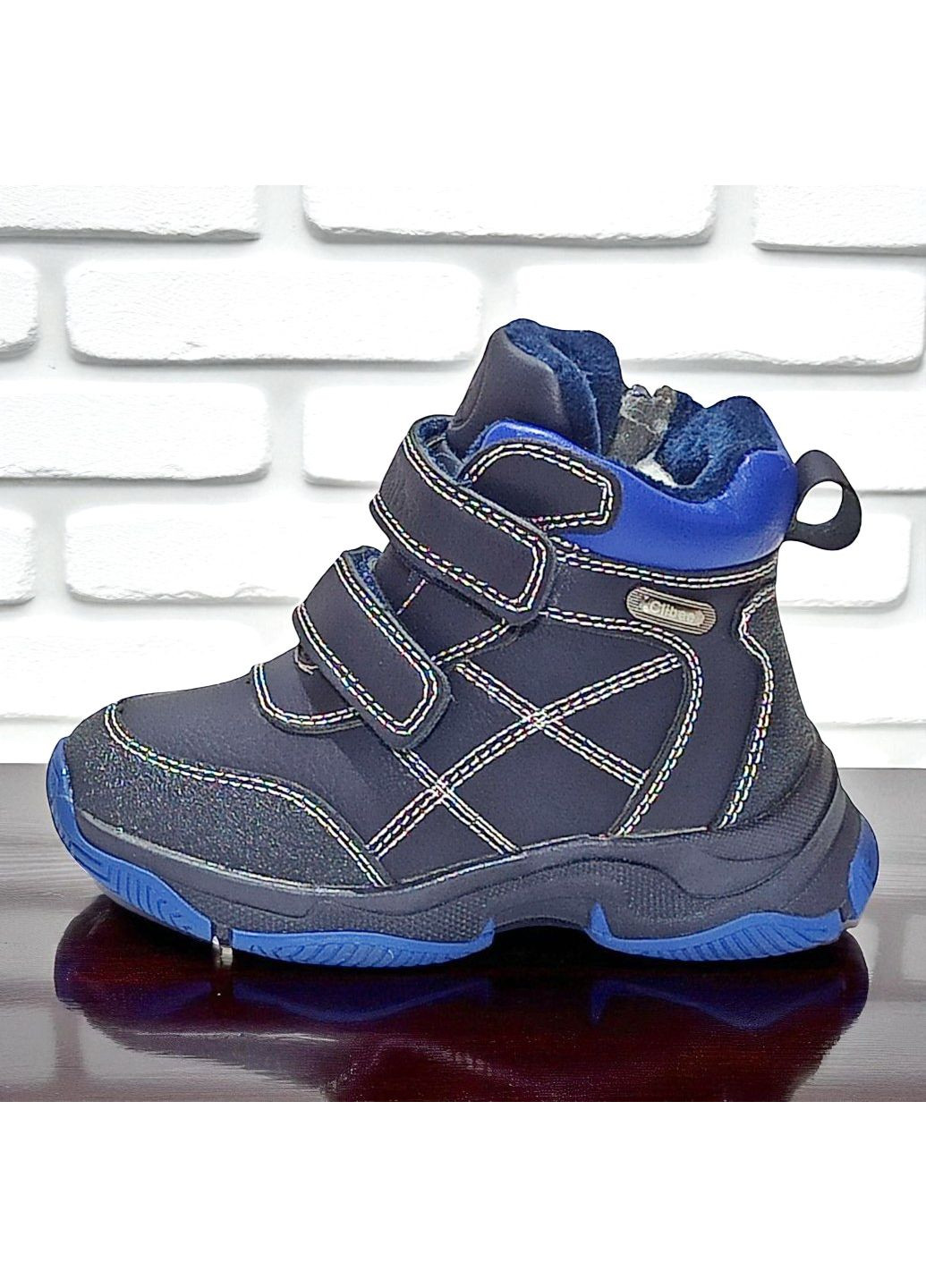 Зимові черевики на липучках для хлопчика на овчині Клібі Clibee (360406367)