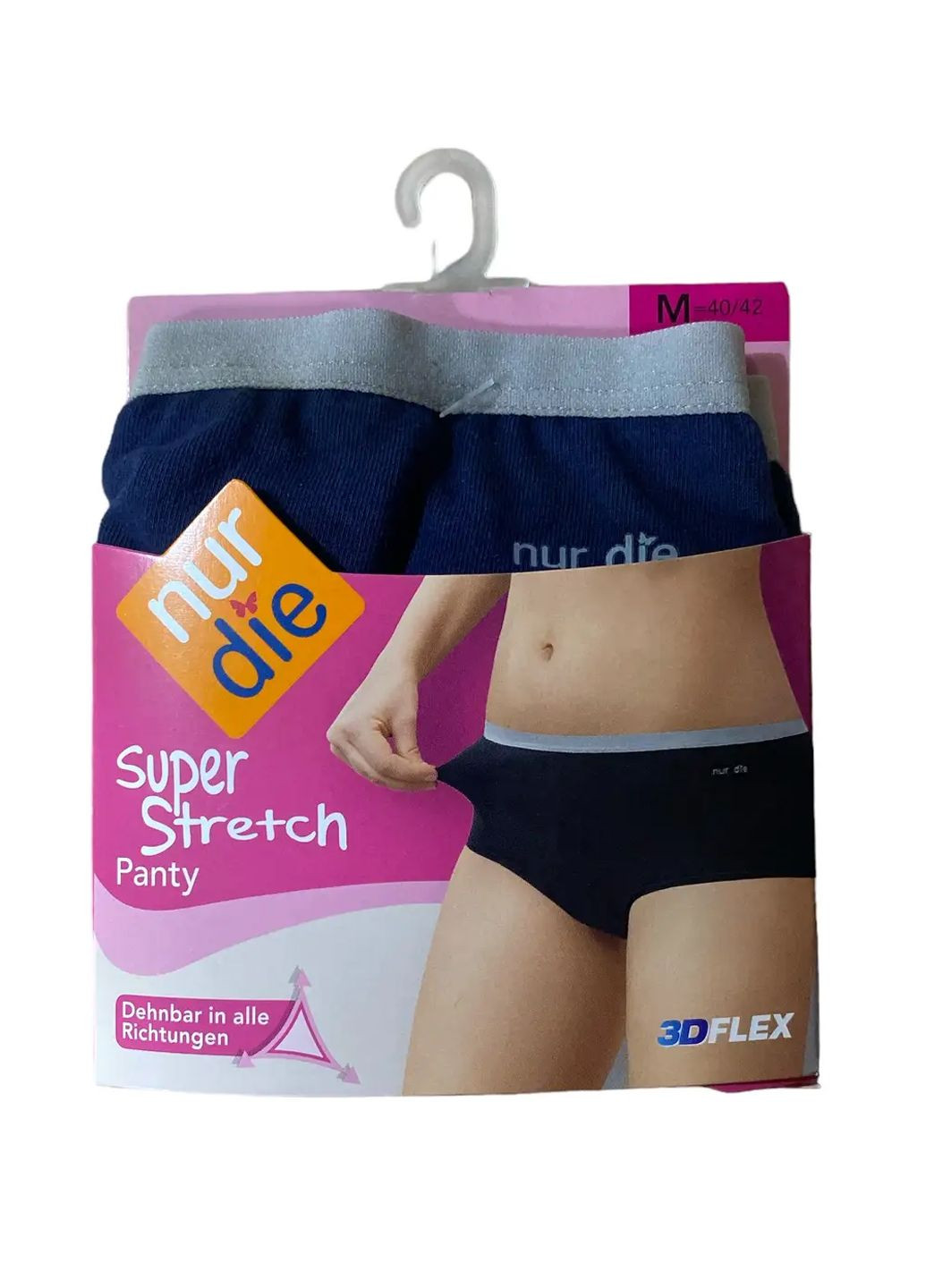 Жіночі трусики шорти спортивні еластичні 3D Flex р. 40-42 (M) Сині (812575) Nur Die (278312201)