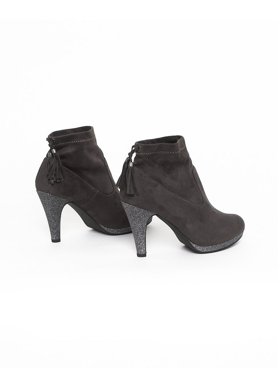 Темно-серые ботильоны,темно-серый, Marville