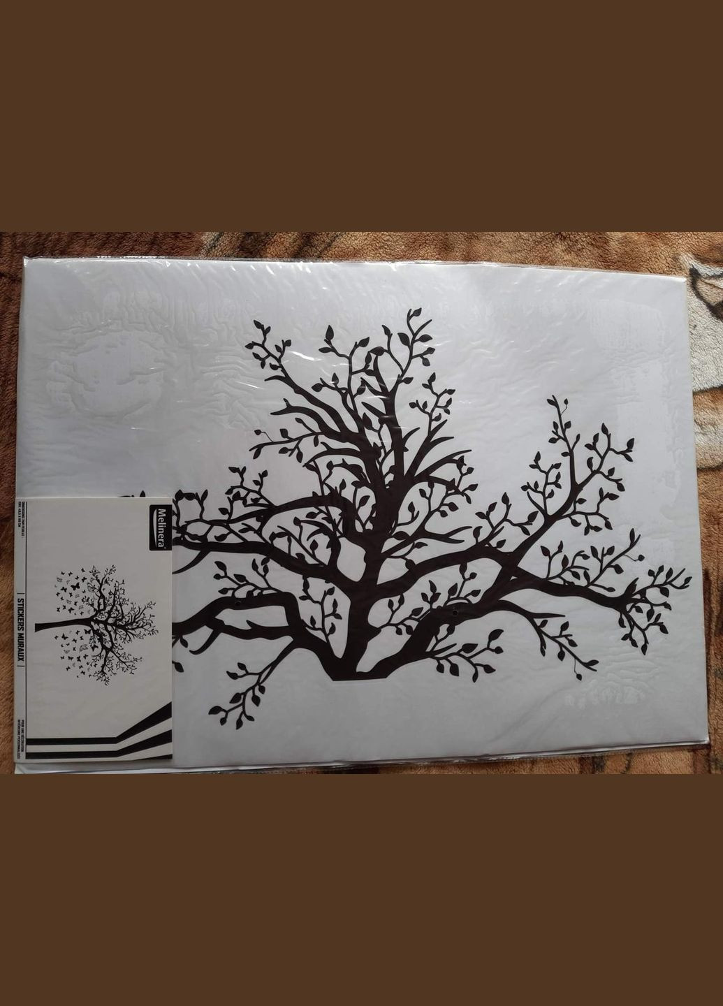 Виниловая наклейка дерево размер листа 69*49,5 см Melinera (362267936)