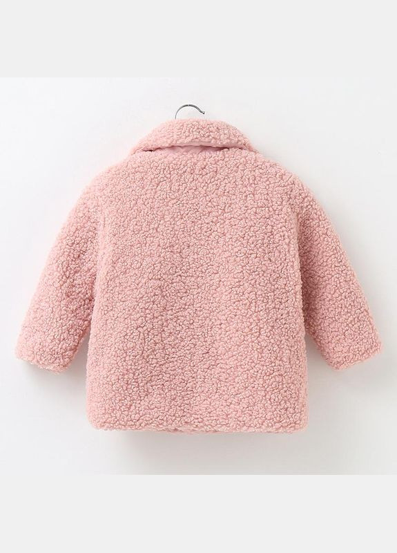 Дитяча демісезонна куртка для дівчинки Тедді арт 7381 Рожевий No Brand (306850200)