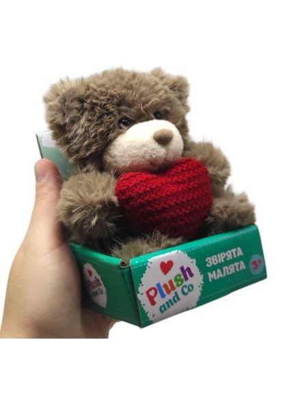 Мягкая игрушка "Plush and Co." МИШКА" (КОРИЧЕСКИЙ) 12 см МІС (369156431)