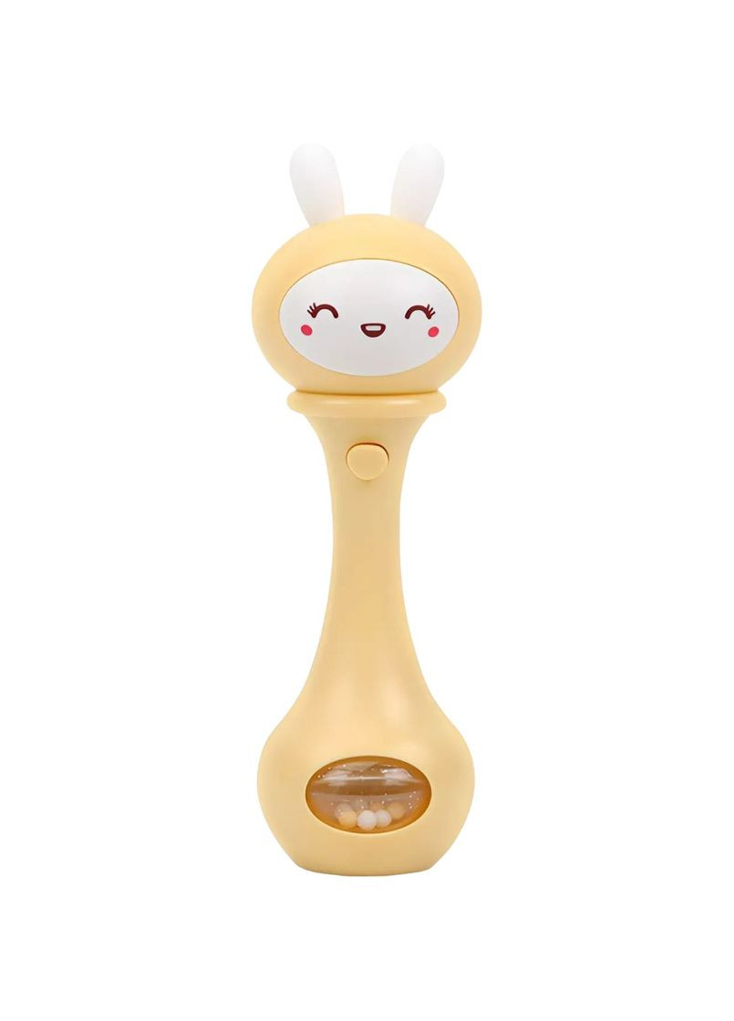 Погремушка-грызунец Зайка музыкальная, желтая () Beiens YZ02yellow (331790088)