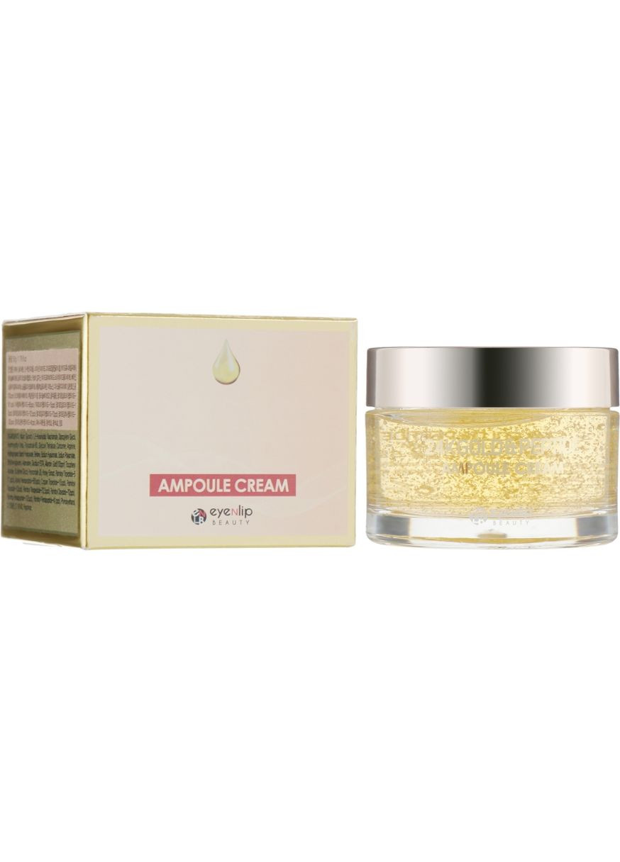 Антивозрастной ампульный крем с золотом и пептидами 24K Gold & Peptide Ampoule Cream 50g (672185-9651) Eyenlip (368642044)