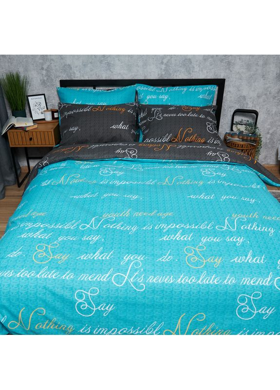 Комплект постельного белья Бязь Gold Люкс «» Полуторный 143х210 наволочки 2х50х70 (MS-820006666) Moon&Star Poetic Night (356114036)