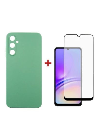 Чохол до мобільного телефона Kit for Samsung Galaxy A05s (A057) case + glass (Mint) (DG-KM-10) DENGOS Kit for Samsung Galaxy A05s (A057) case + glass (M (357238361)