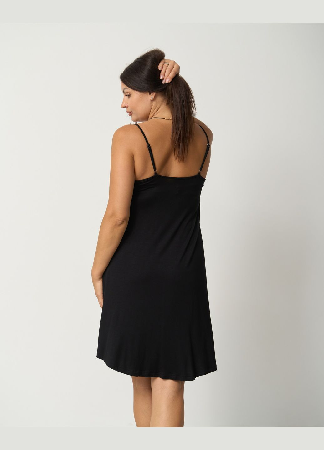 Віскозна сорочка на бретельці Nicoletta (304369459)