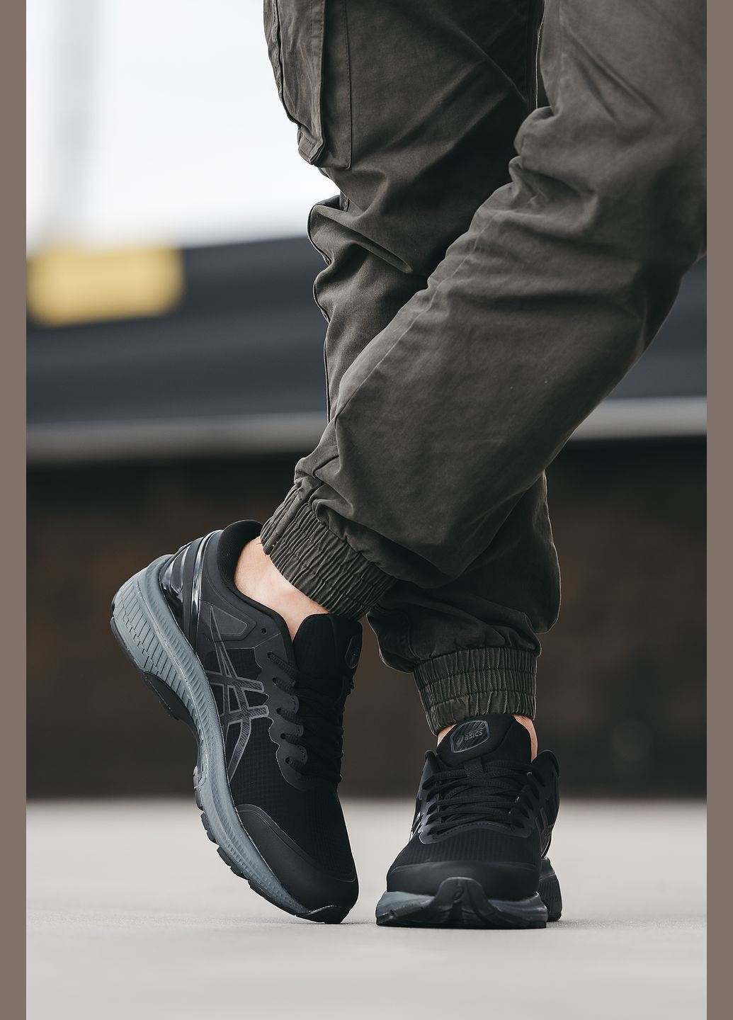 Черные всесезонные кроссовки мужские asics gel-kayano 27 gore-tex black | асикс гель-каяно 27 черные No Brand