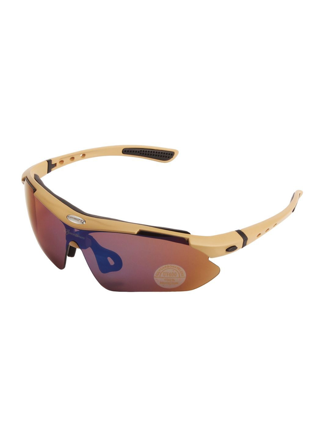 Захисні тактичні окуляри з поляризацією - -5 комплектів лінз-Койот Rockbros (280826724)