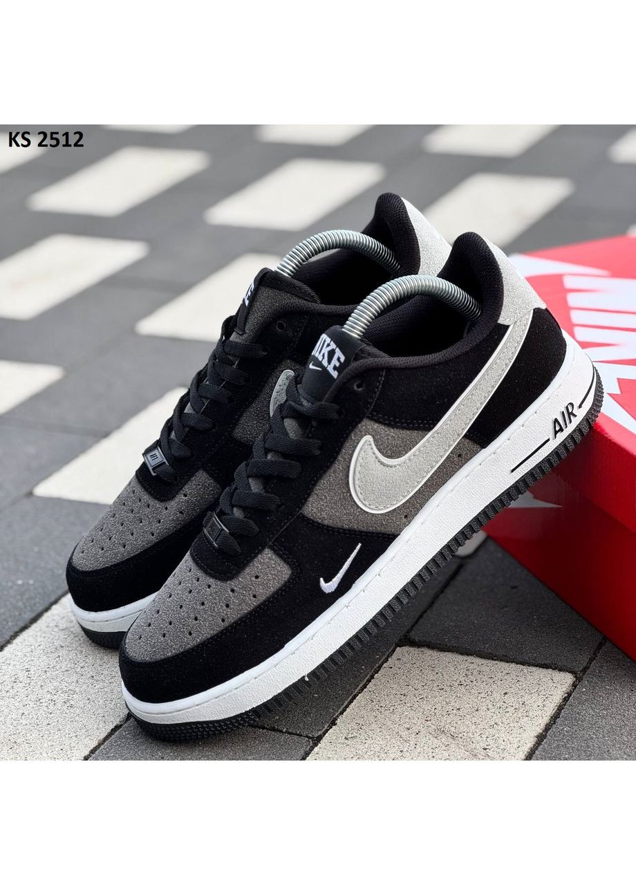 КРОСІВКИ ЖІНОЧІ NIKE AIR FORCE GRAY НАЙК АІР ФОРС 1 ПРЕМІУМ No Brand сірі демісезони (368888109)