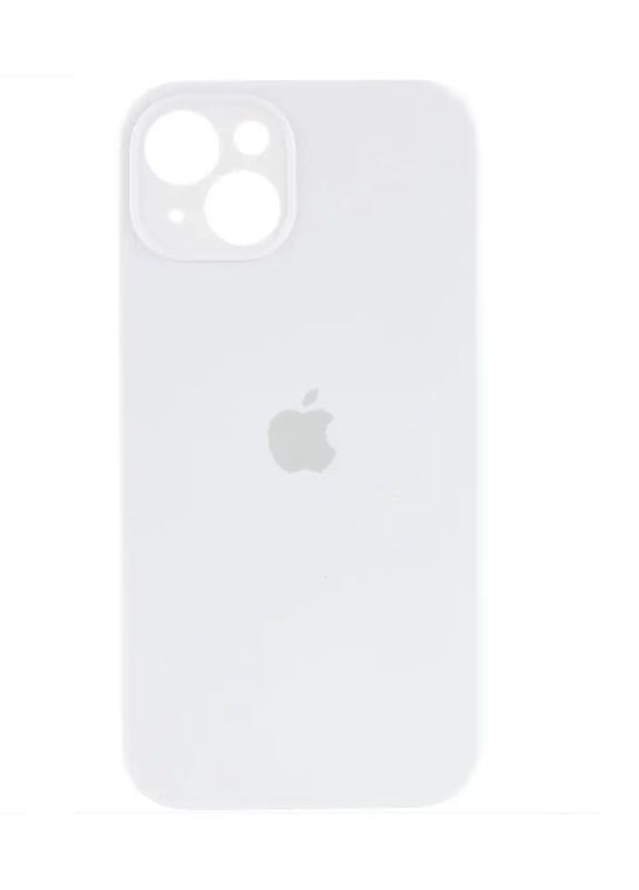 Чехол на айфон 13 для iPhone 13 full camera силиконовый с микрофиброй White / Silicone Case (369137404)