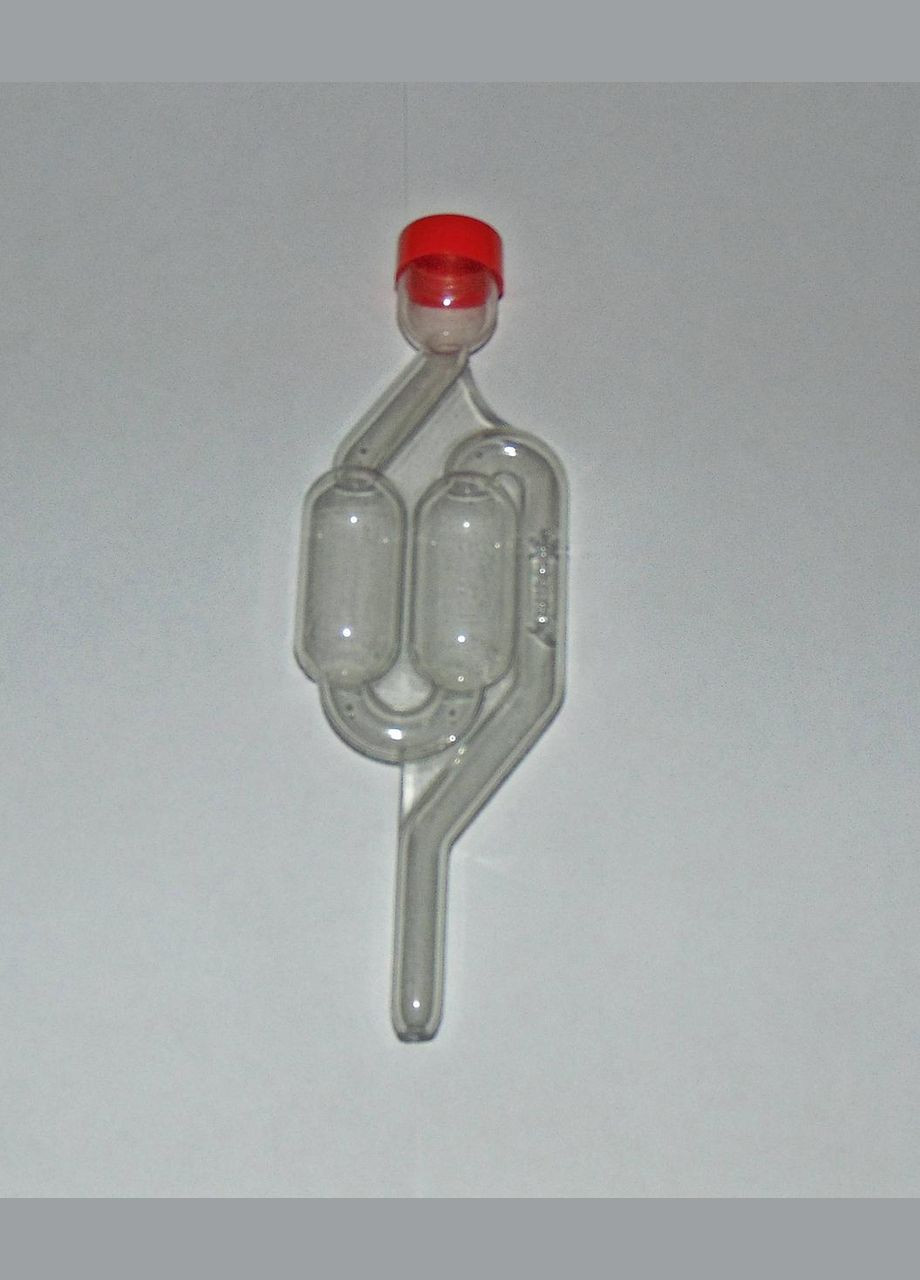 Гідрозатвор пластиковий S-подібний (без ущільнювача) прозорий No Brand (302673512)