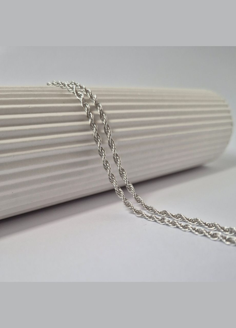 Срібний ланцюжок Жгут см срібло 925 проби родоване 803р4/70 8.30г No Brand (324271618)