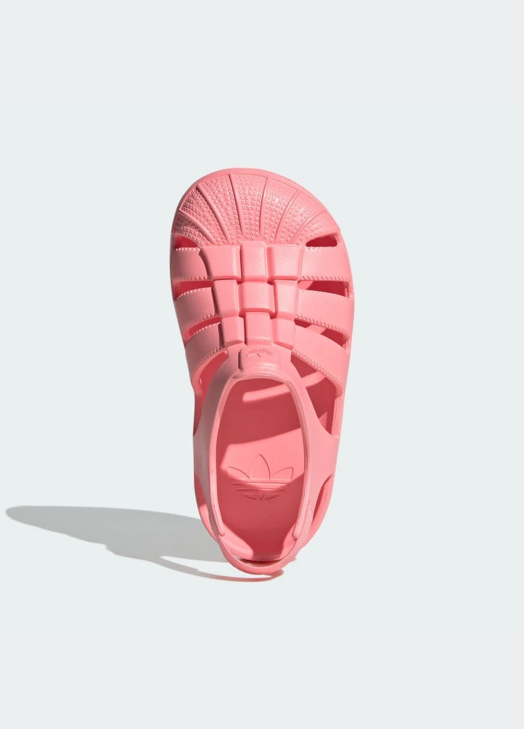 Розовые спортивные сандалии superstar kids adidas
