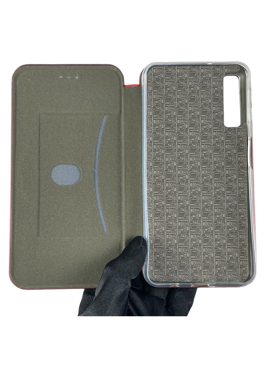 Чехол-книжка для Galaxy A7 2018 (SM-A750) с подставкой на самсунг а7 бордовая gd1 Samsung (366020882)