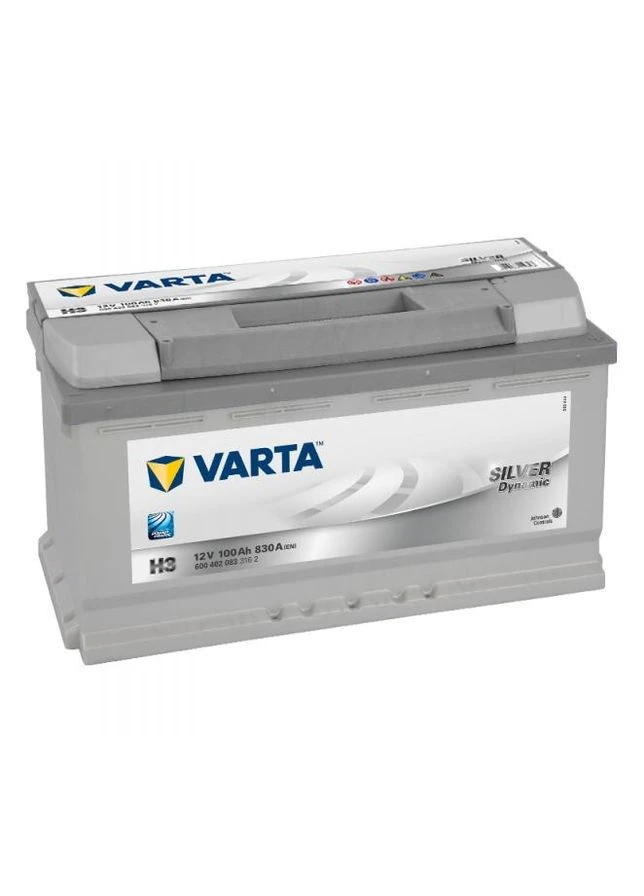 Автомобильный аккумулятор Silver Dynamic H3 6СТ-100Ah АзЕ 830A (EN) 600402083 Varta (349806494)