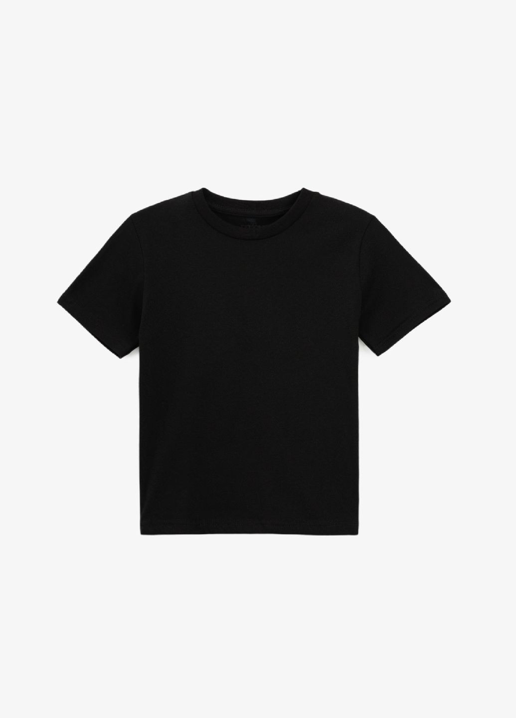 Черная летняя футболка однотонная унисекс 3254062 152 см черный shop (2000991017252) ALG