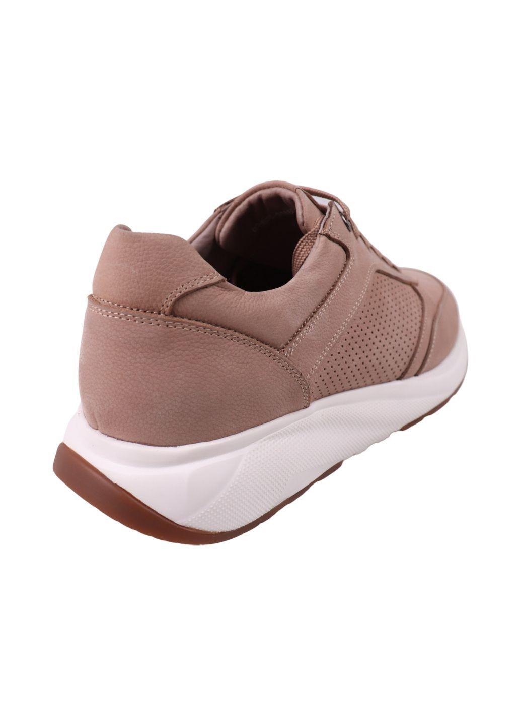 Бежевые кроссовки мужские капучино натуральный нубук Clemento 115-25LTSP