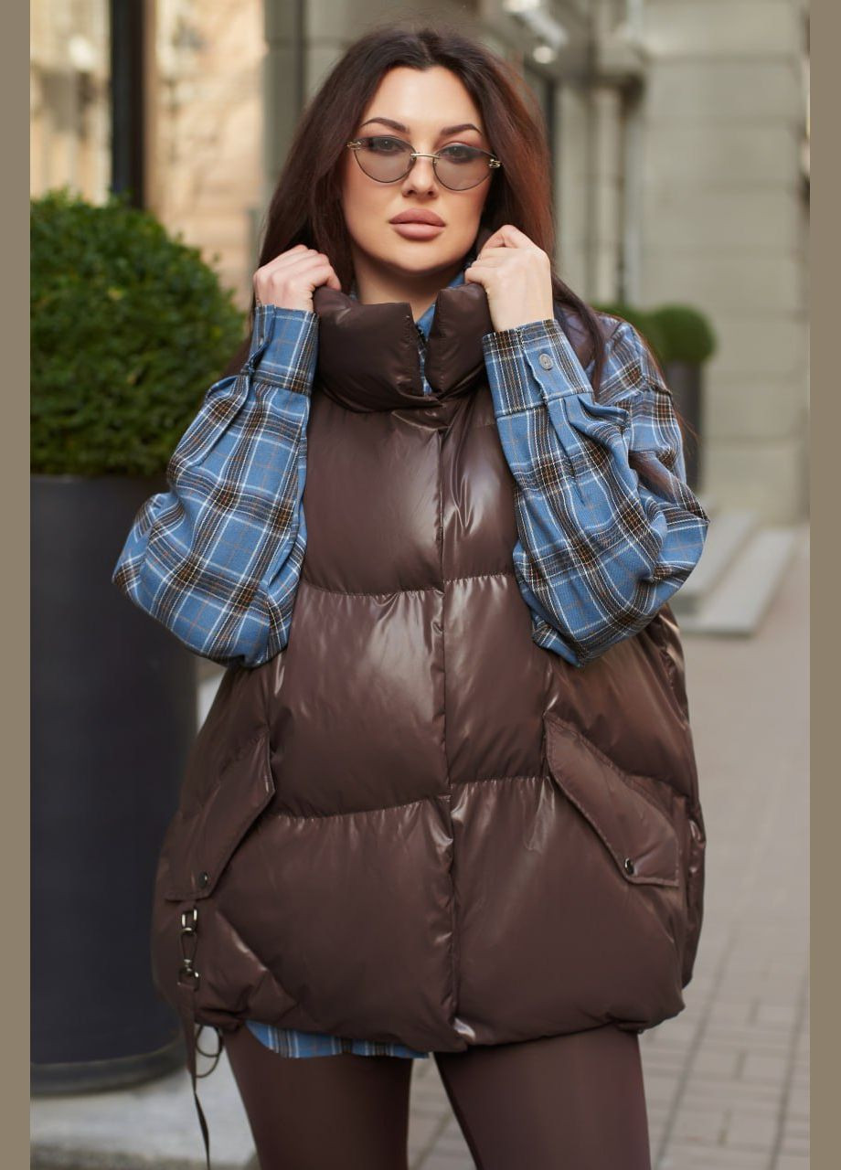 Стильна жіноча жилетка на весну та осінь Jadone Fashion (323000271)