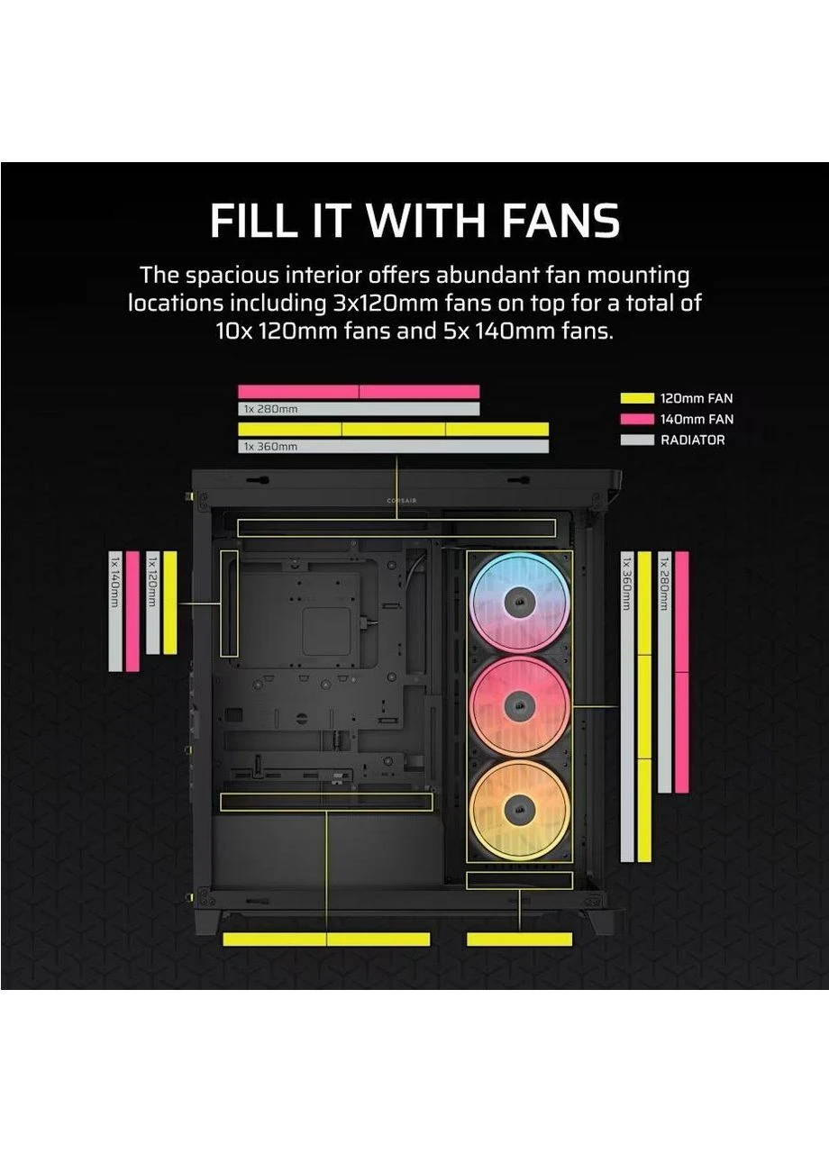 Корпус для ПК FRAME 4500X LX-R RGB Tempered Glass Black (CC-9011316-WW) Corsair (390928109)